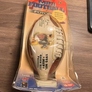 New Limited addition Brett Favre Football